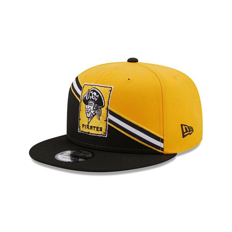 MLB Pittsburgh Pirates Color Cross 9Fifty Snapback (XIE9587) - Yellow New Era Caps